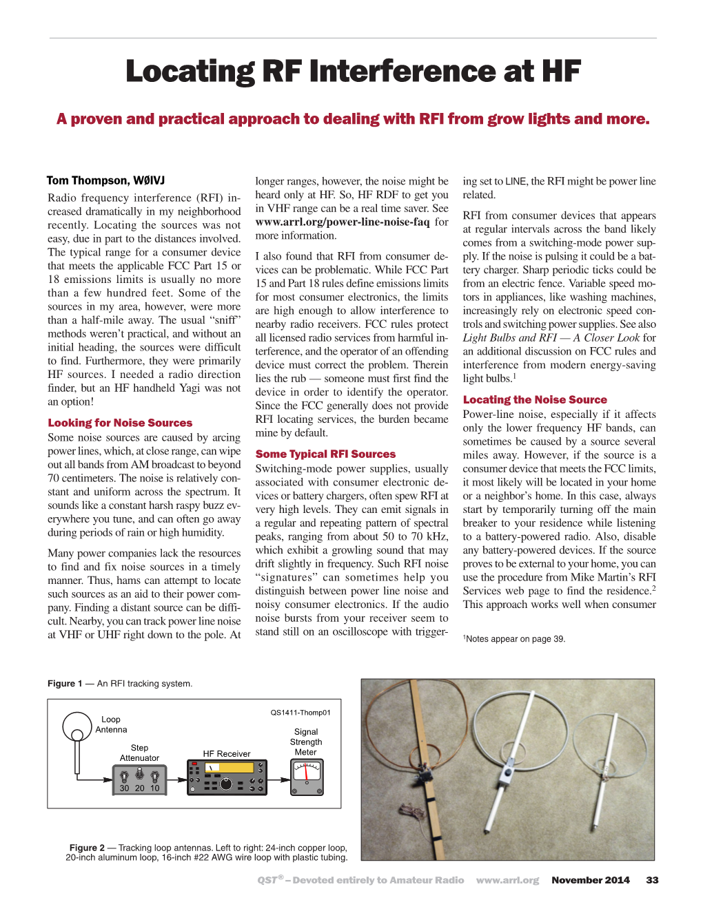 Locating RF Interference at HF