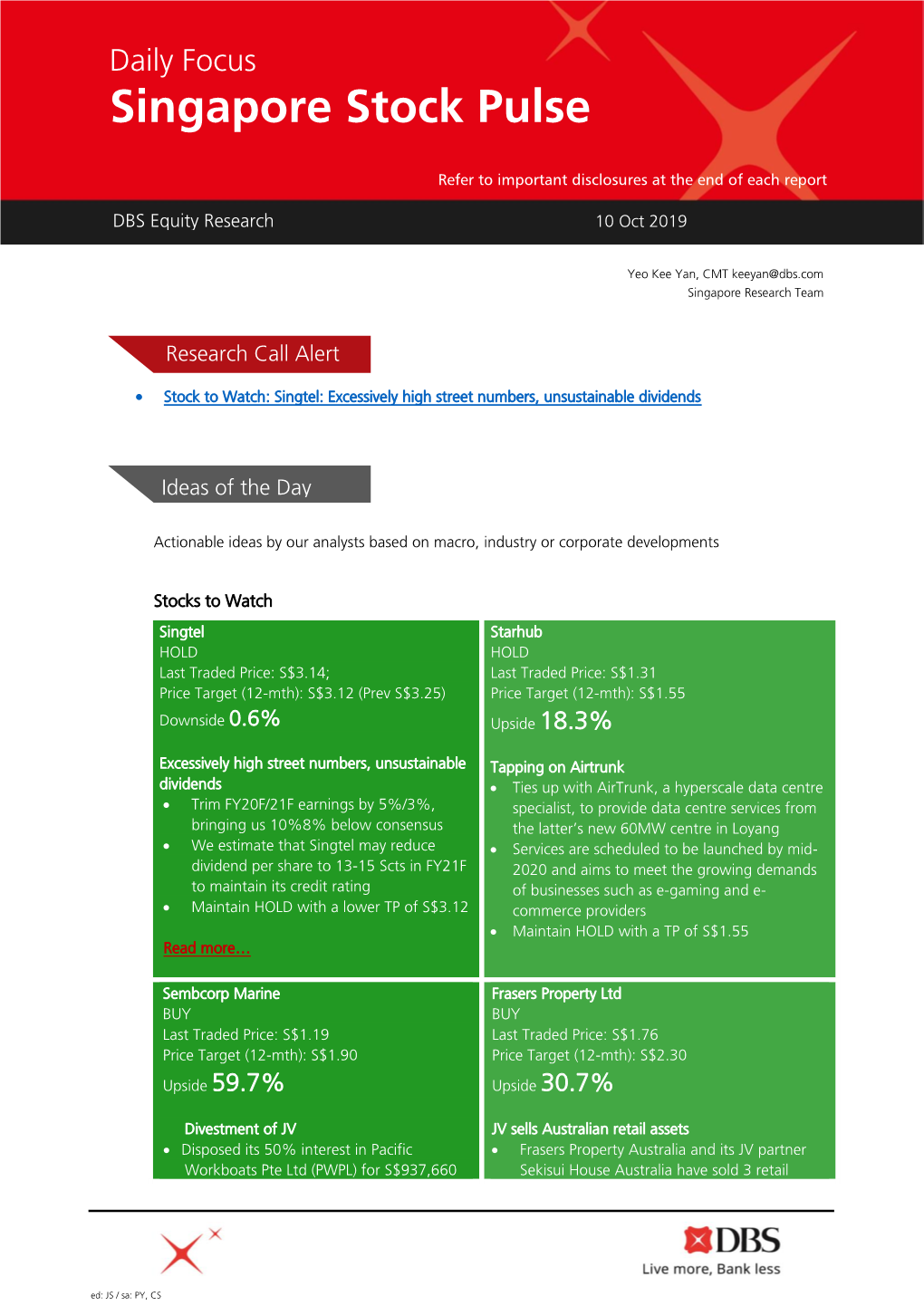 Singapore Stock Pulse