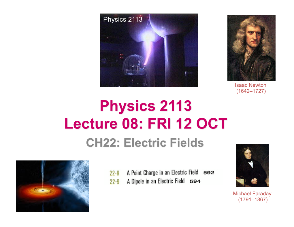 Dipole in an Electric Field