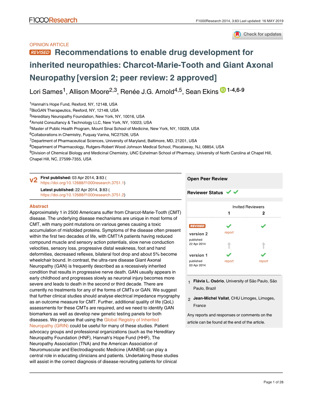 Charcot-Marie-Tooth and Giant Axonal