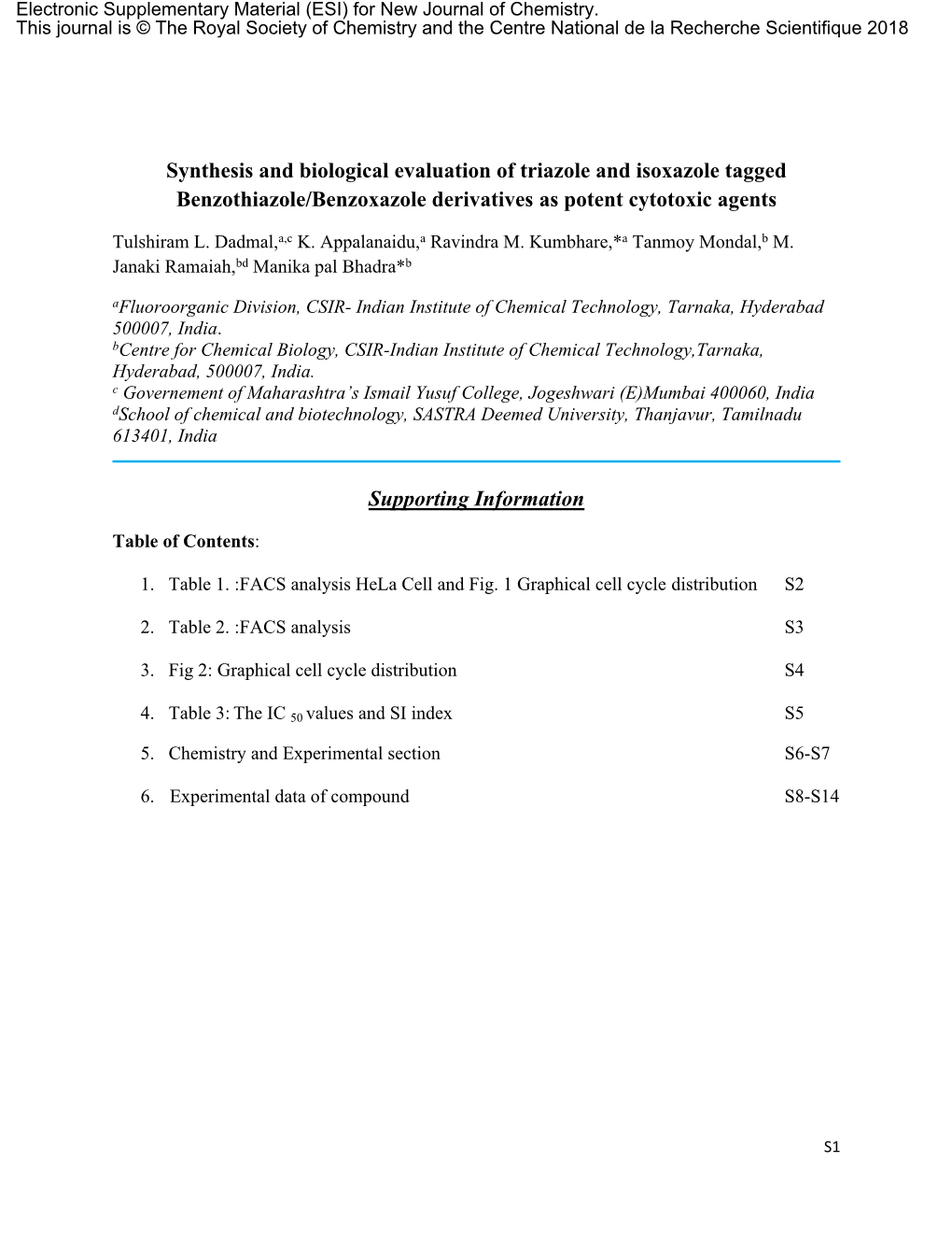 Synthesis and Biological Evaluation of Triazole and Isoxazole Tagged Benzothiazole/Benzoxazole Derivatives As Potent Cytotoxic Agents