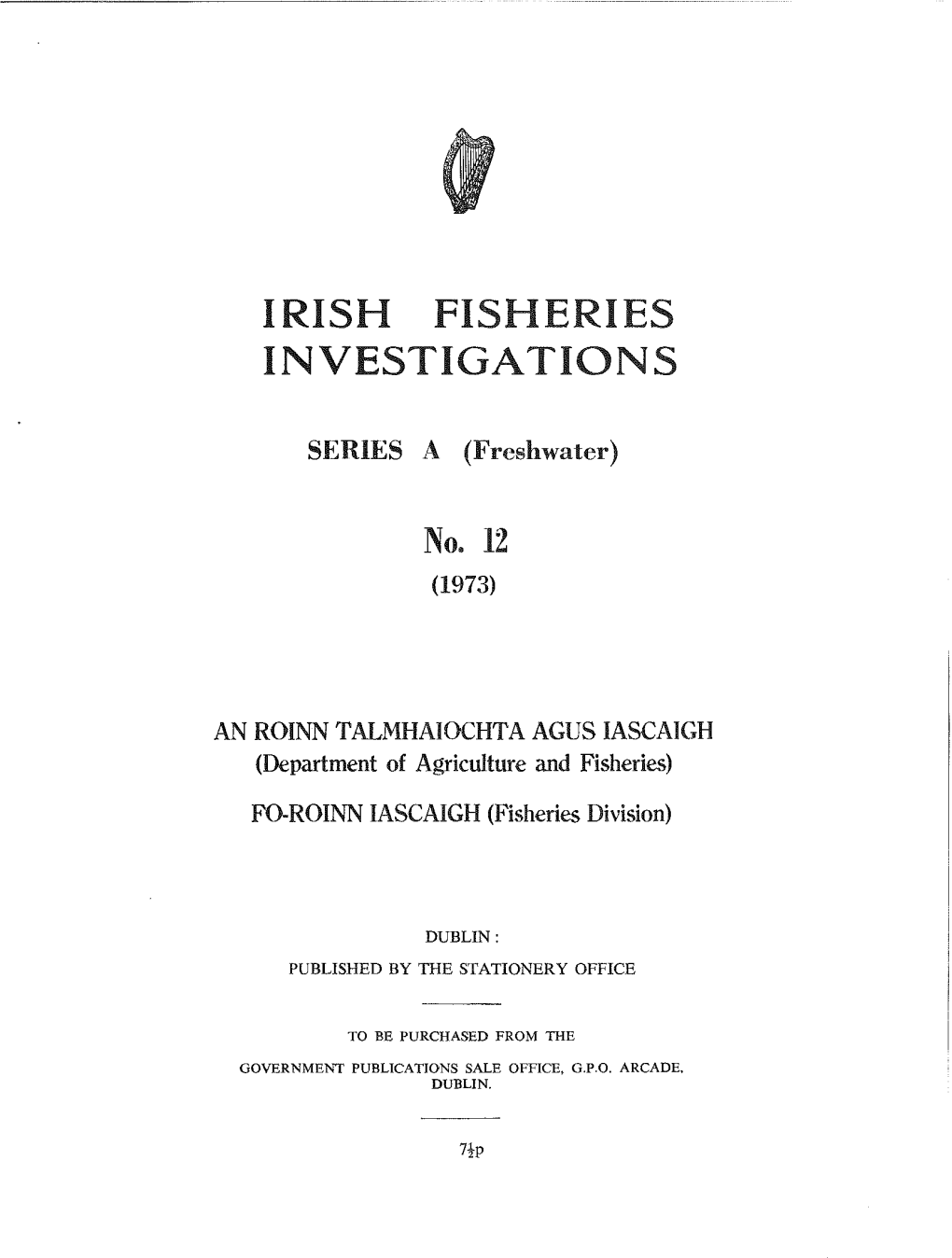 Irish Fisheries Investigation S