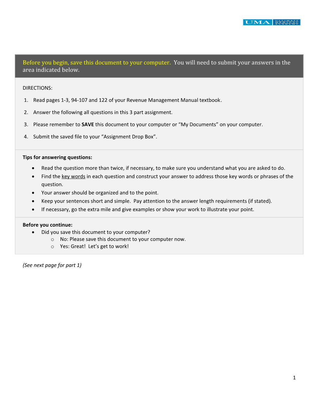 Save Your Answers . . . .Save Your Document Before You Submit This Assignment