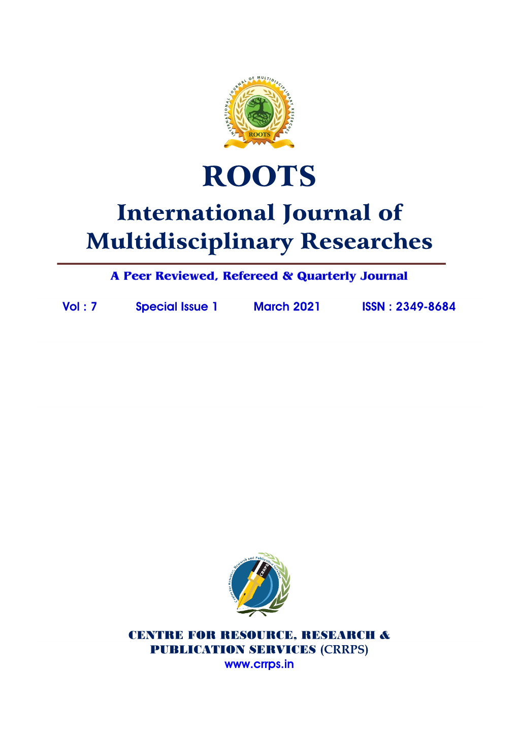 ROOTS International Journal of Multidisciplinary Researches