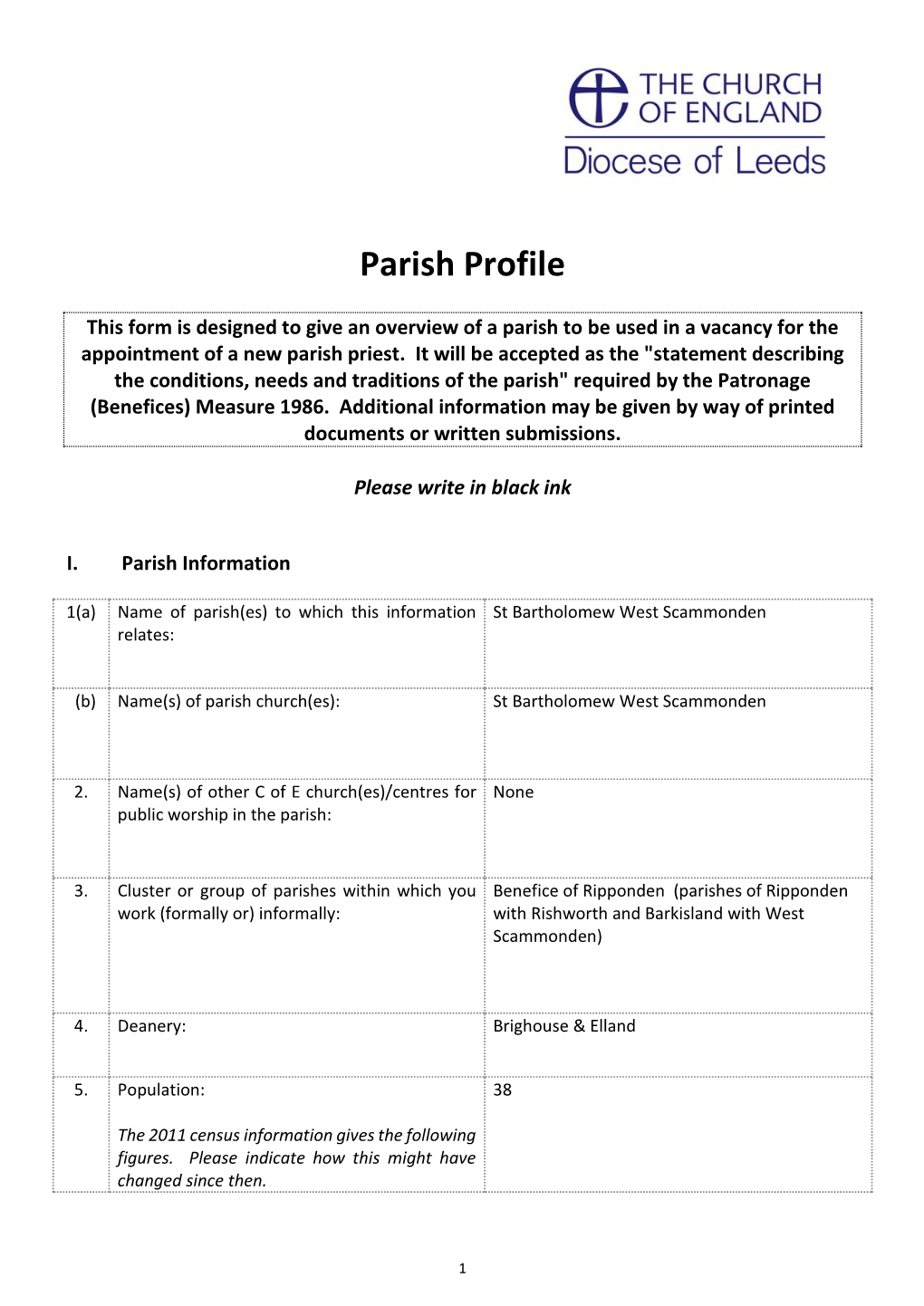 Parish Profile