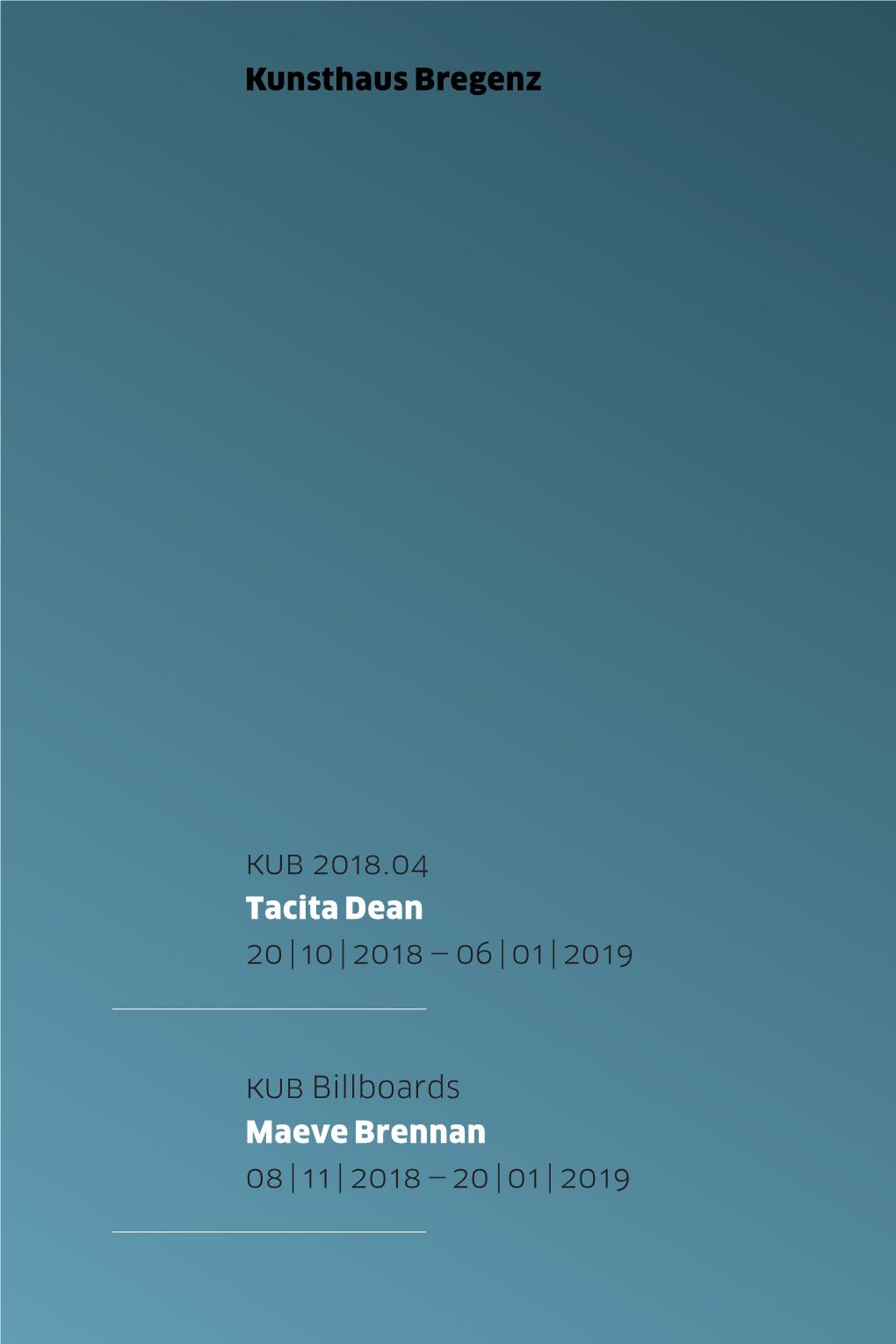 Kunsthaus Bregenz KUB 2018.04 Tacita Dean 20