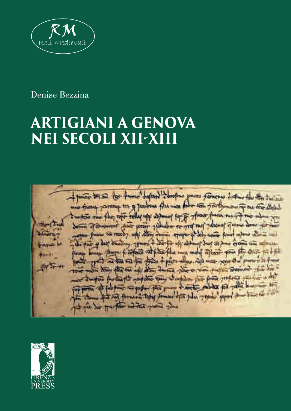 Artigiani a Genova Nei Secoli Xii-Xiii