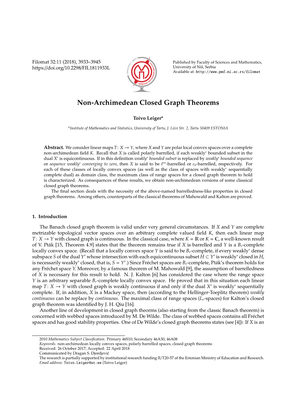 Non-Archimedean Closed Graph Theorems