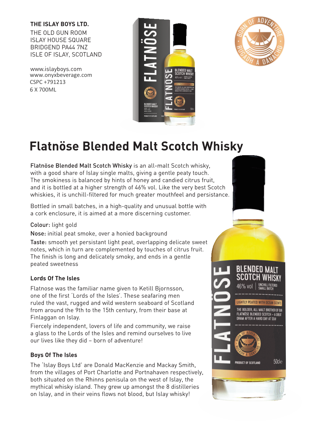 Flatnose Blended Malt Scotch