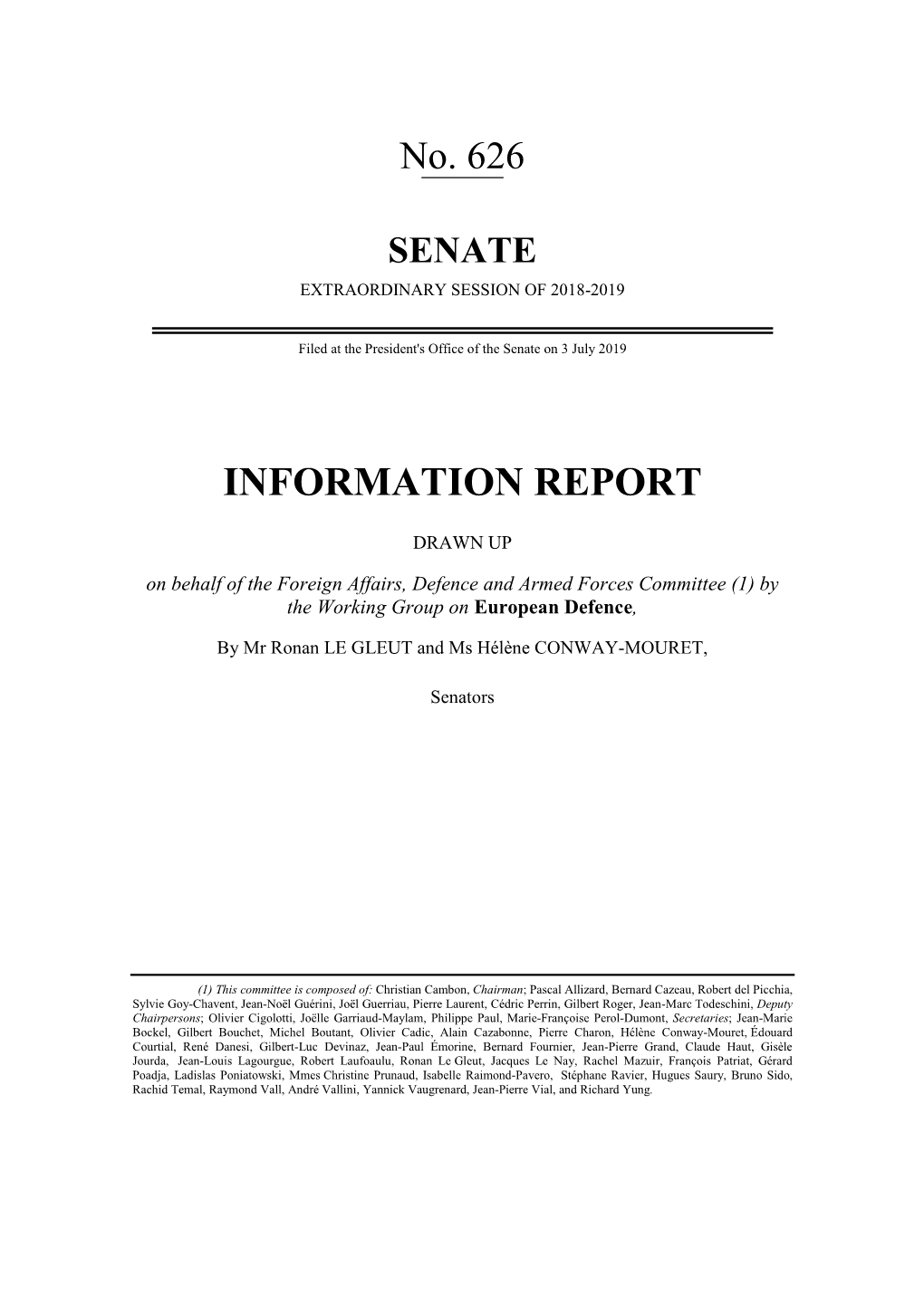 Information Report