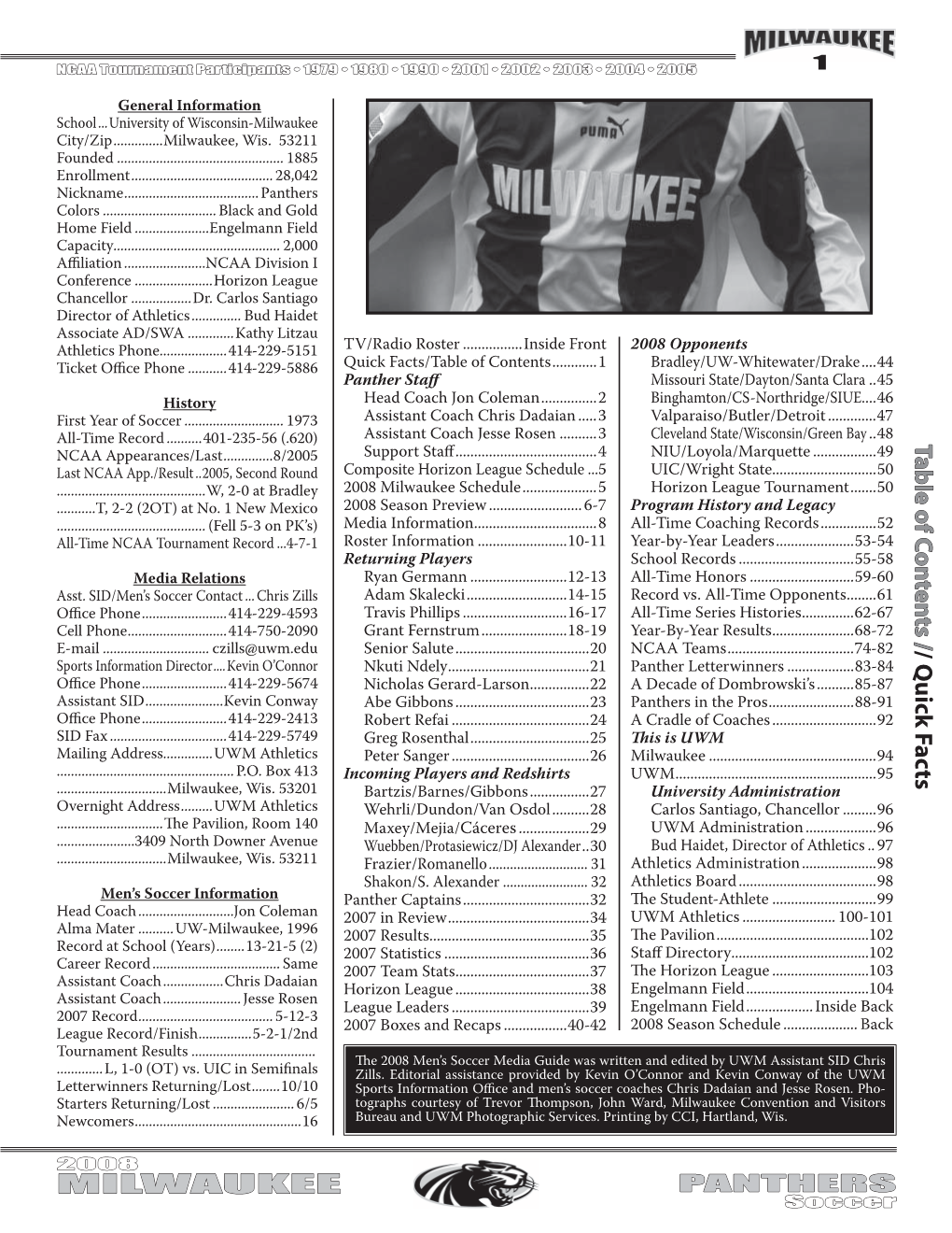 2008 Media Guide