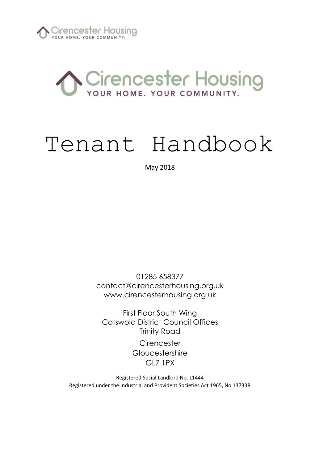 Tenant Handbook