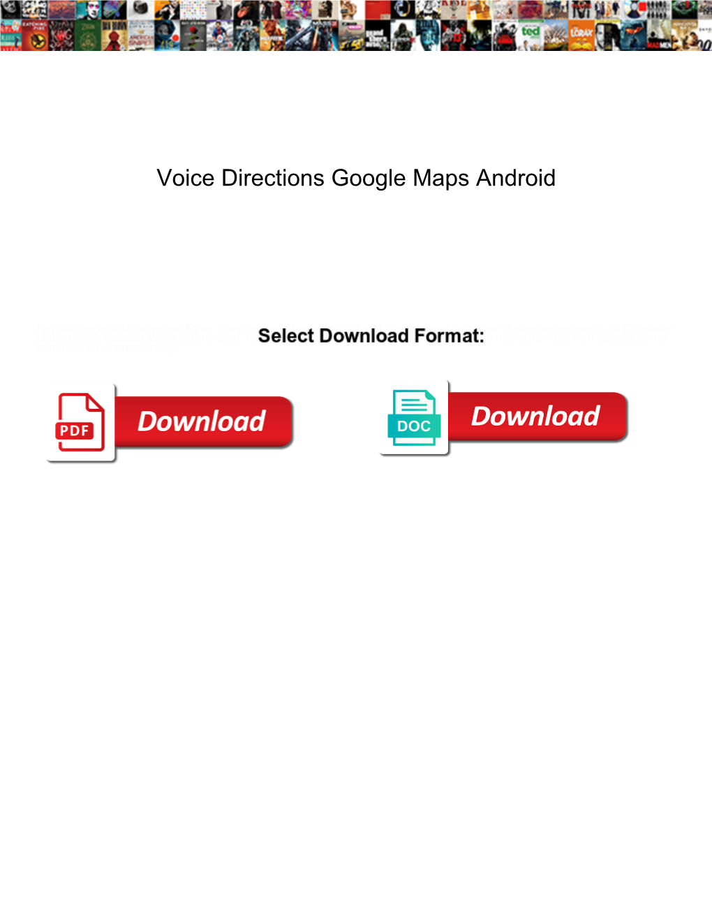 Voice Directions Google Maps Android