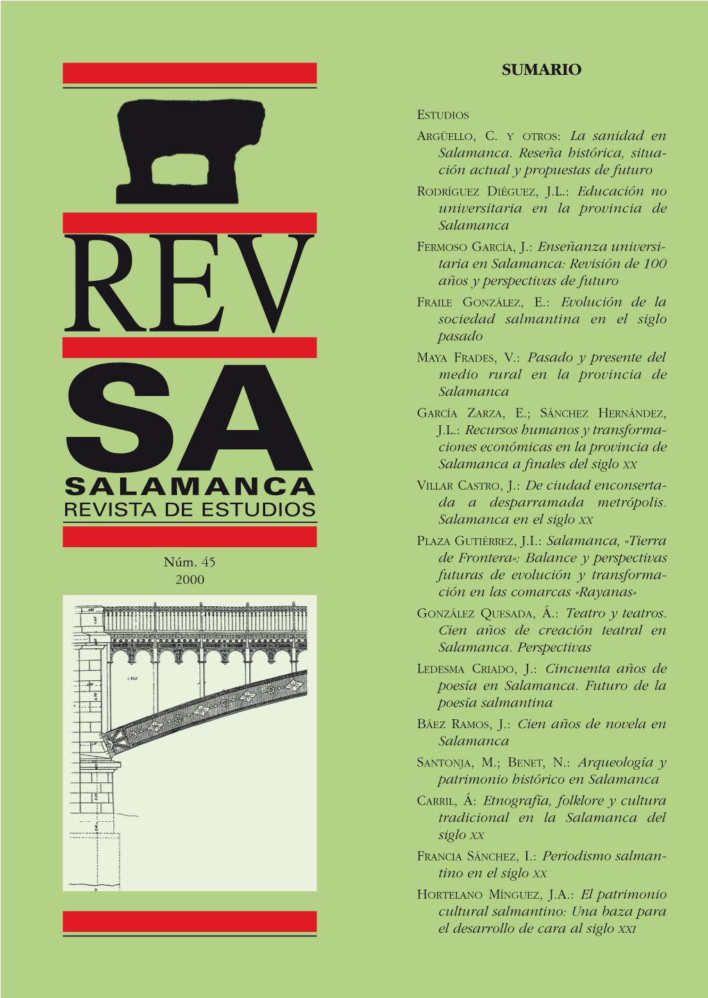 Evolución De La Sociedad Salmantina En El Siglo Pasado