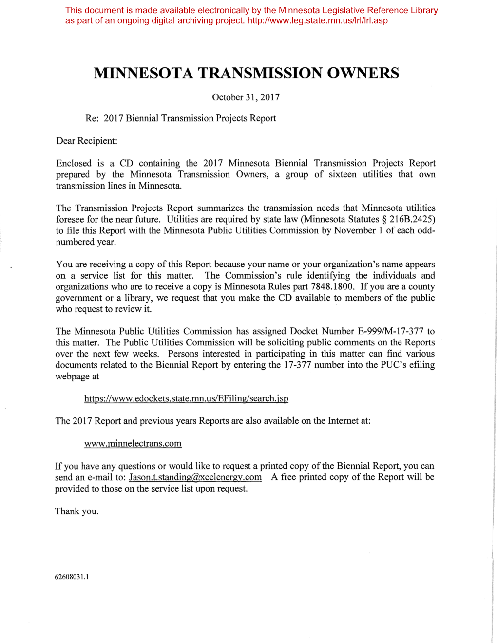 Minnesota Transmission Owners