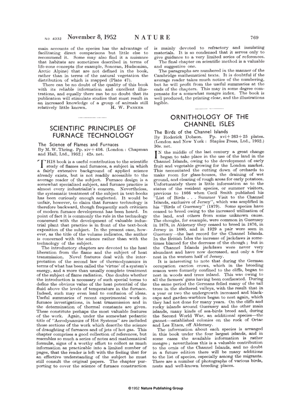 Scientific Principles of Furnace Technology