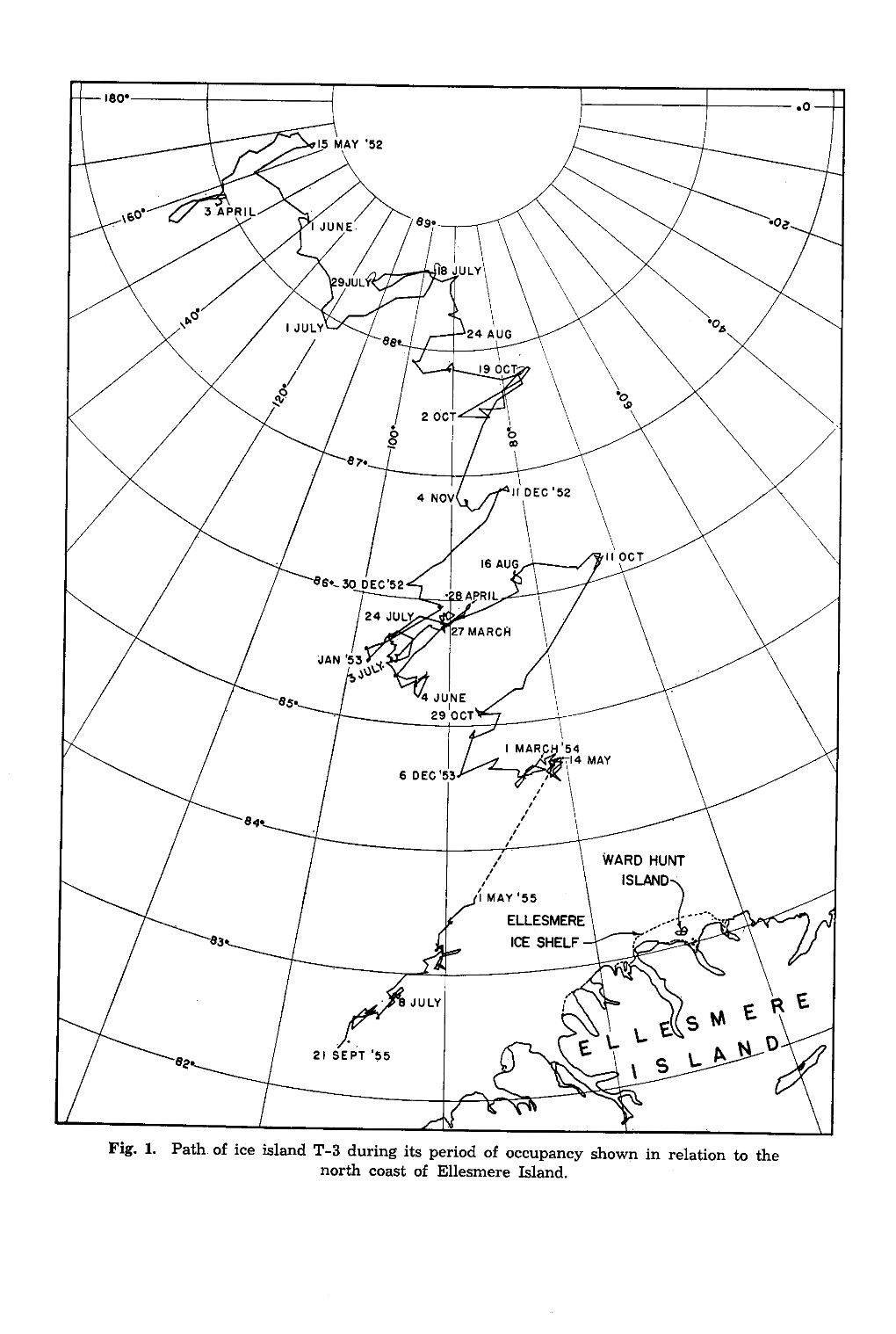 ARCTIC ICE ISLAND and ICE SHELF STUDIES Part I