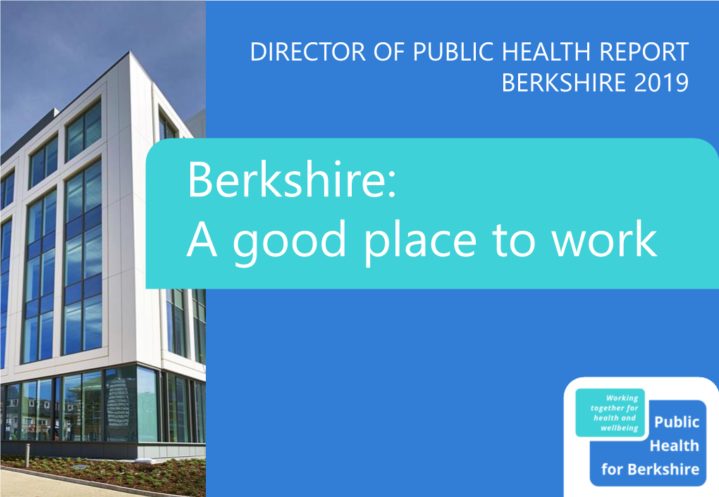 Director of Public Health Report Berkshire 2019