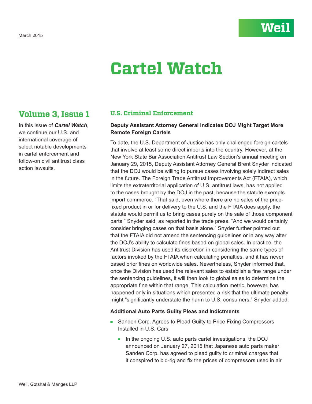 Cartel Watch