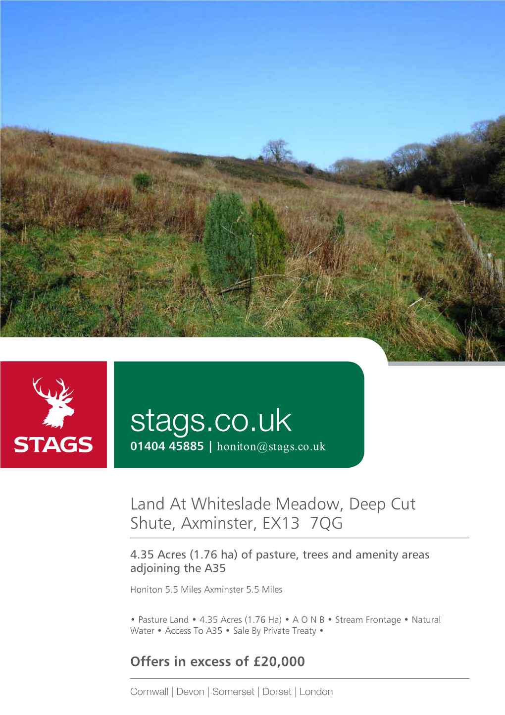 Stags.Co.Uk 01404 45885 | Honiton@Stags.Co.Uk