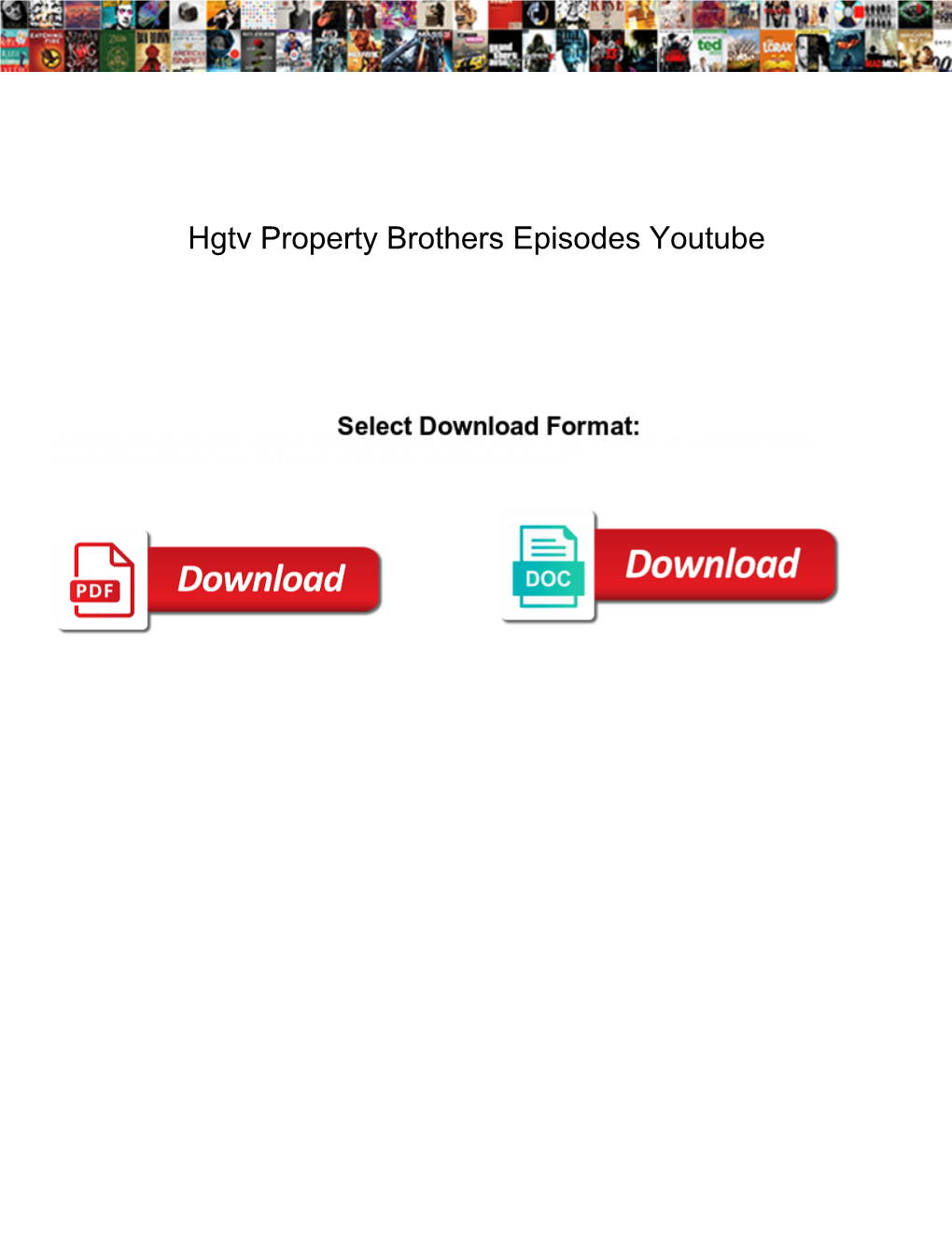 Hgtv Property Brothers Episodes Youtube