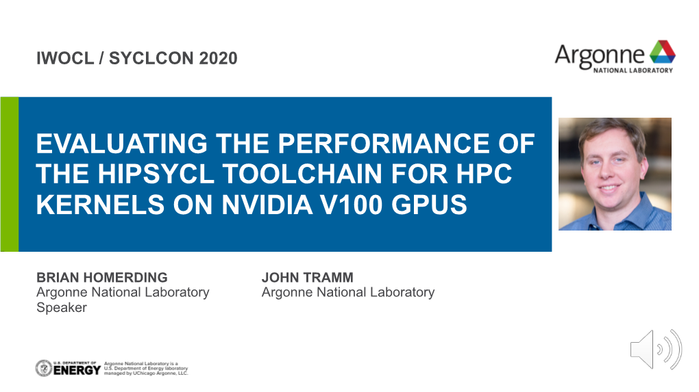 Evaluating the Performance of the Hipsycl Toolchain for Hpc Kernels on Nvidia V100 Gpus