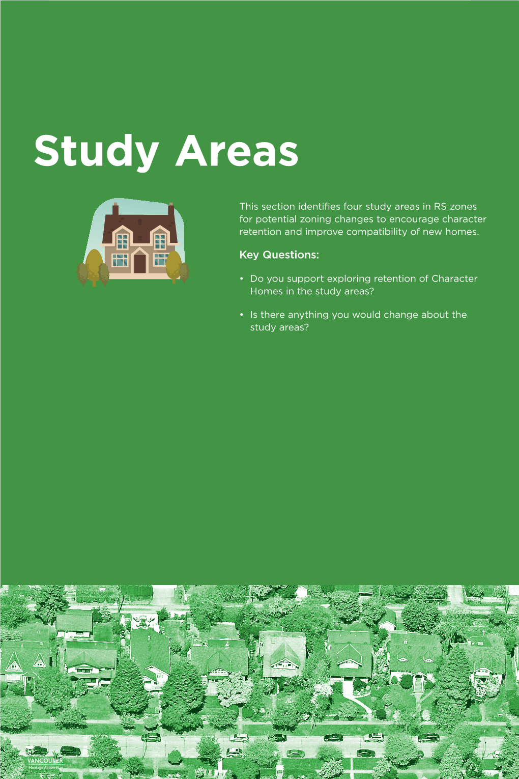Character Home Zoning Review Study Areas