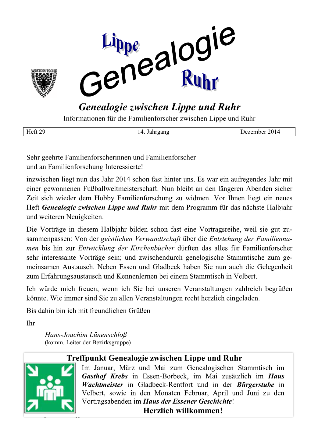 Genealogie Zwischen Lippe Und Ruhr Informationen Für Die Familienforscher Zwischen Lippe Und Ruhr