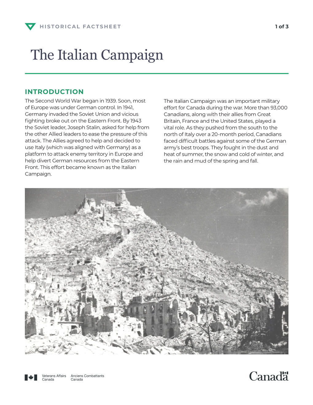 The Italian Campaign