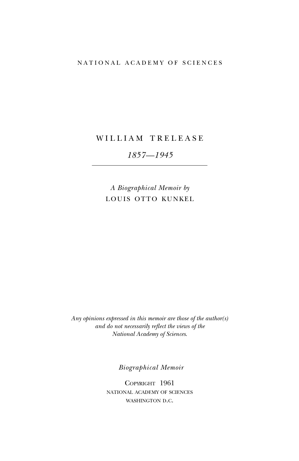 William Trelease