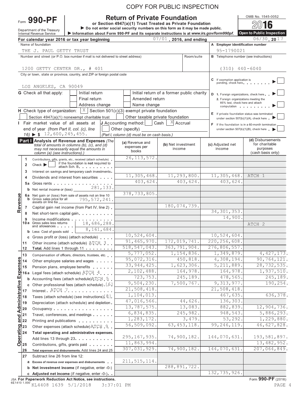 Attach to Your Tax Return. Department of the Treasury  Attachment Sequence No