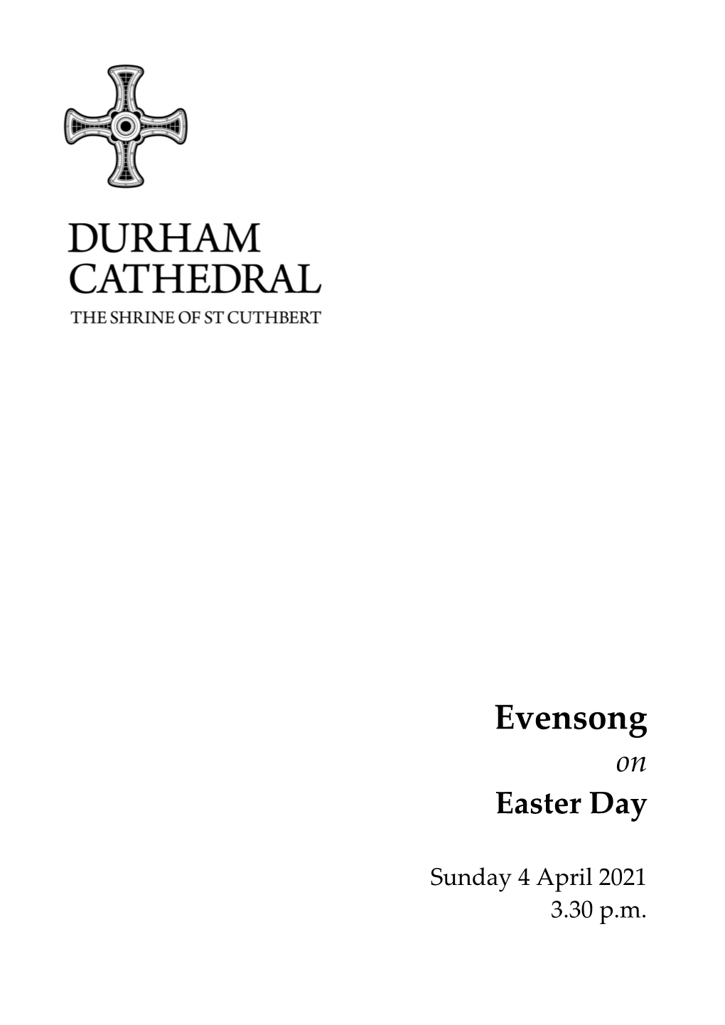 Evensong on Easter Day