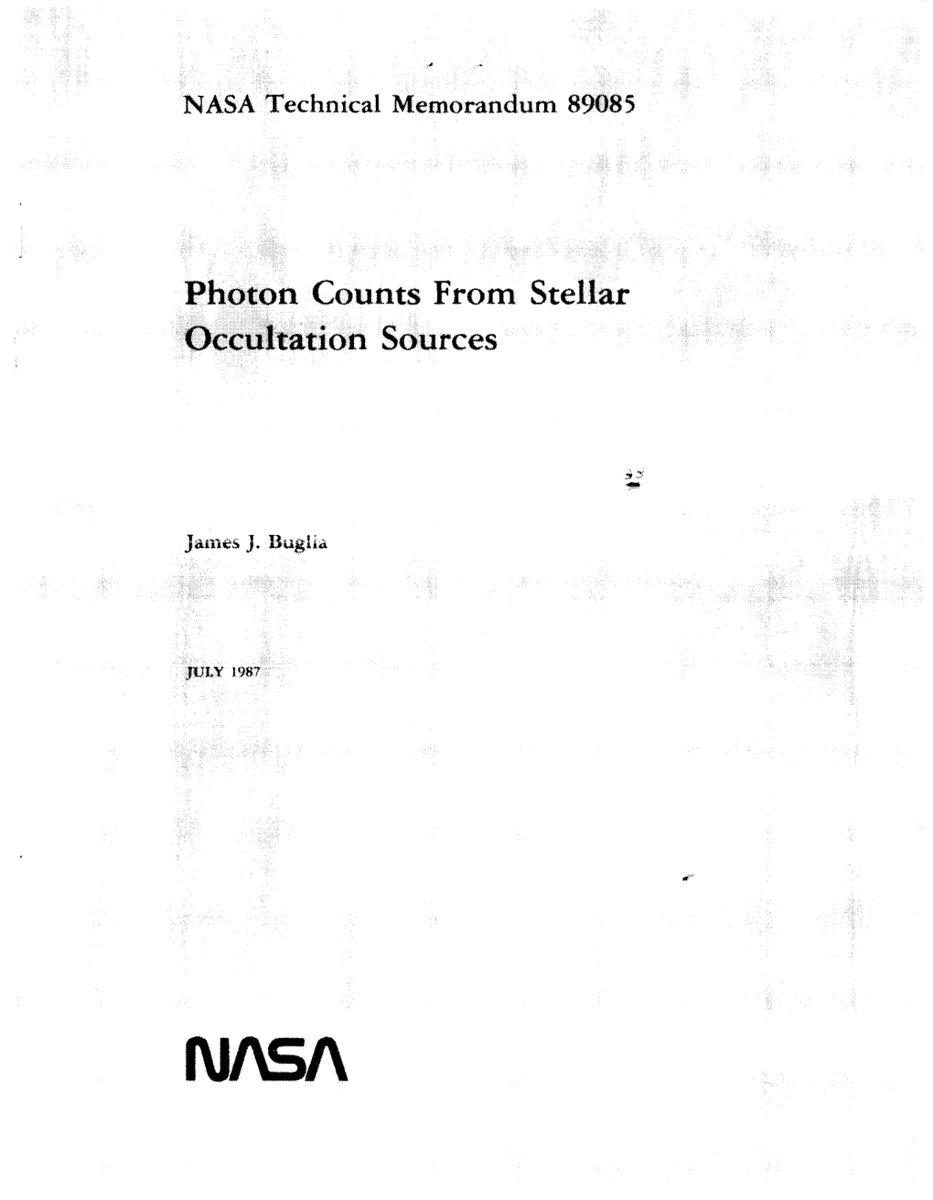 NASA Technical Memorandum 8908 5
