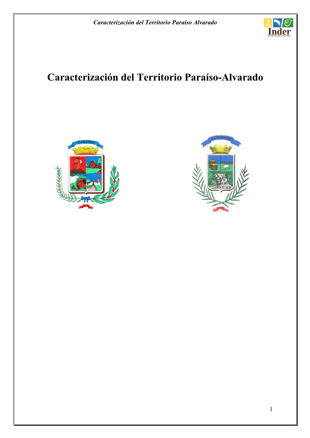 Caracterización Del Territorio Paraíso-Alvarado