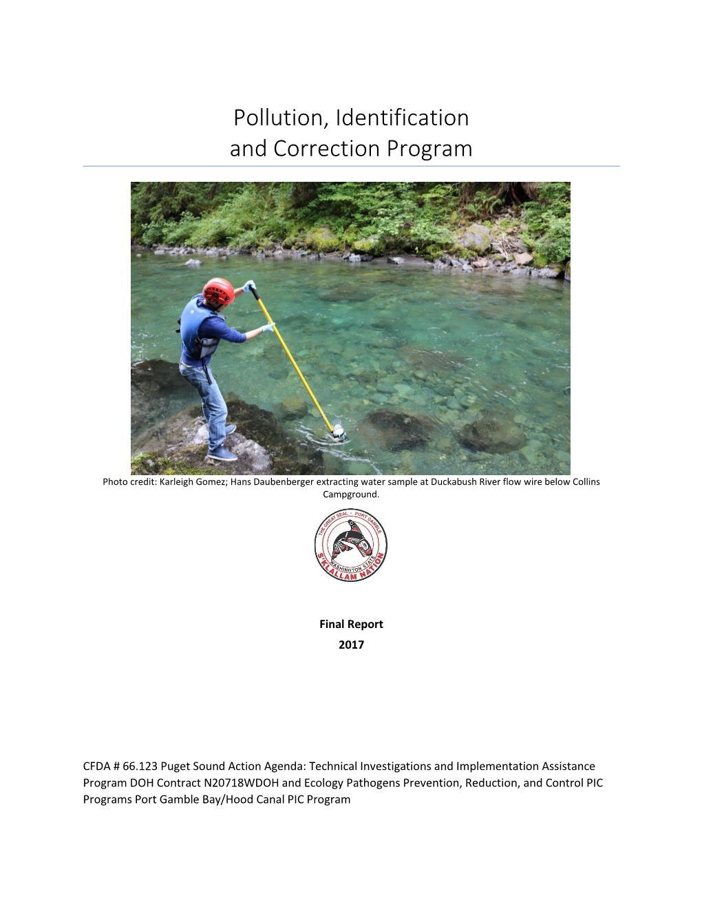 Port Gamble S'klallam Pollution, Identification, and Correction Final