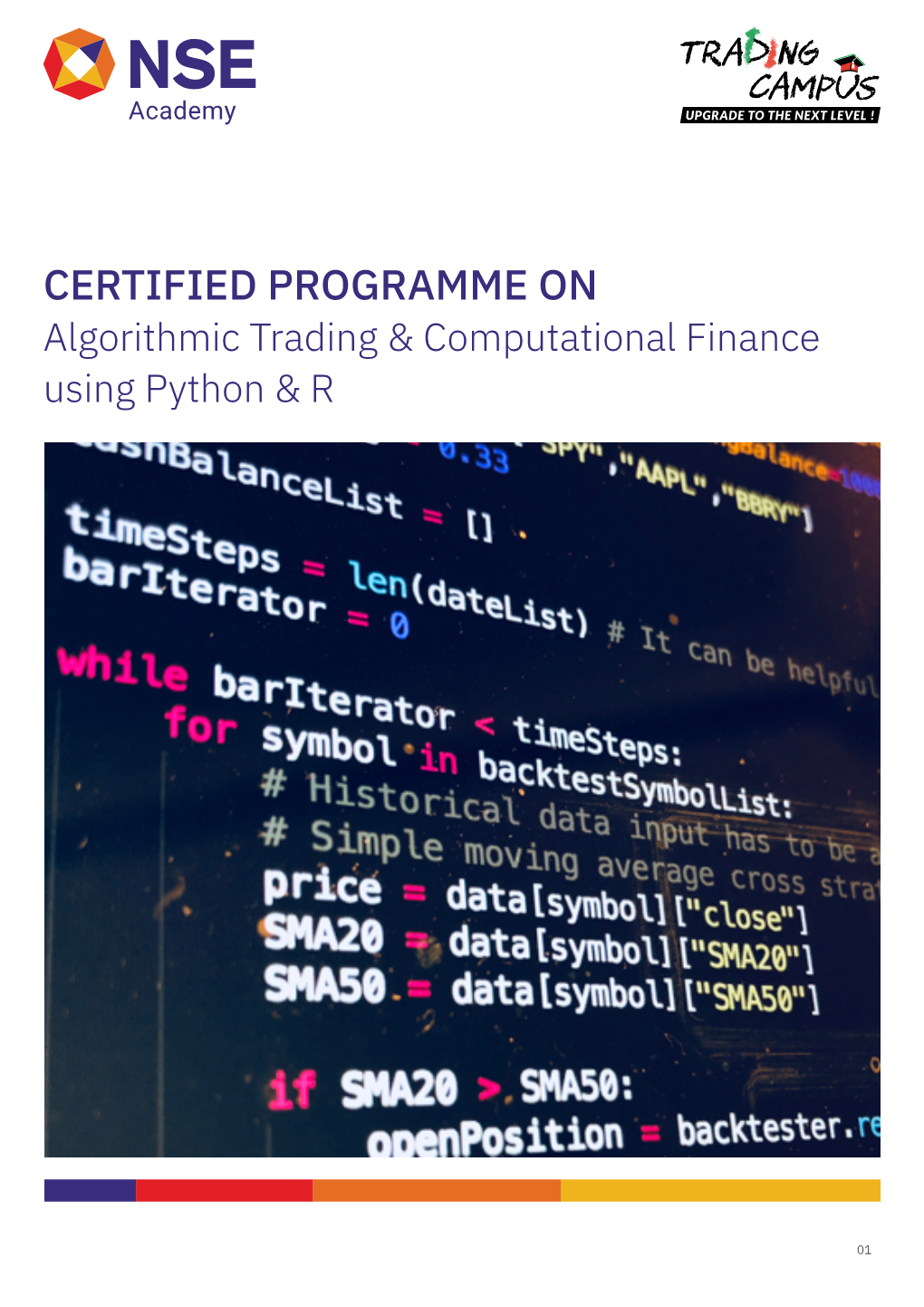 Algorithmic Trading & Computational Finance Using Python 05