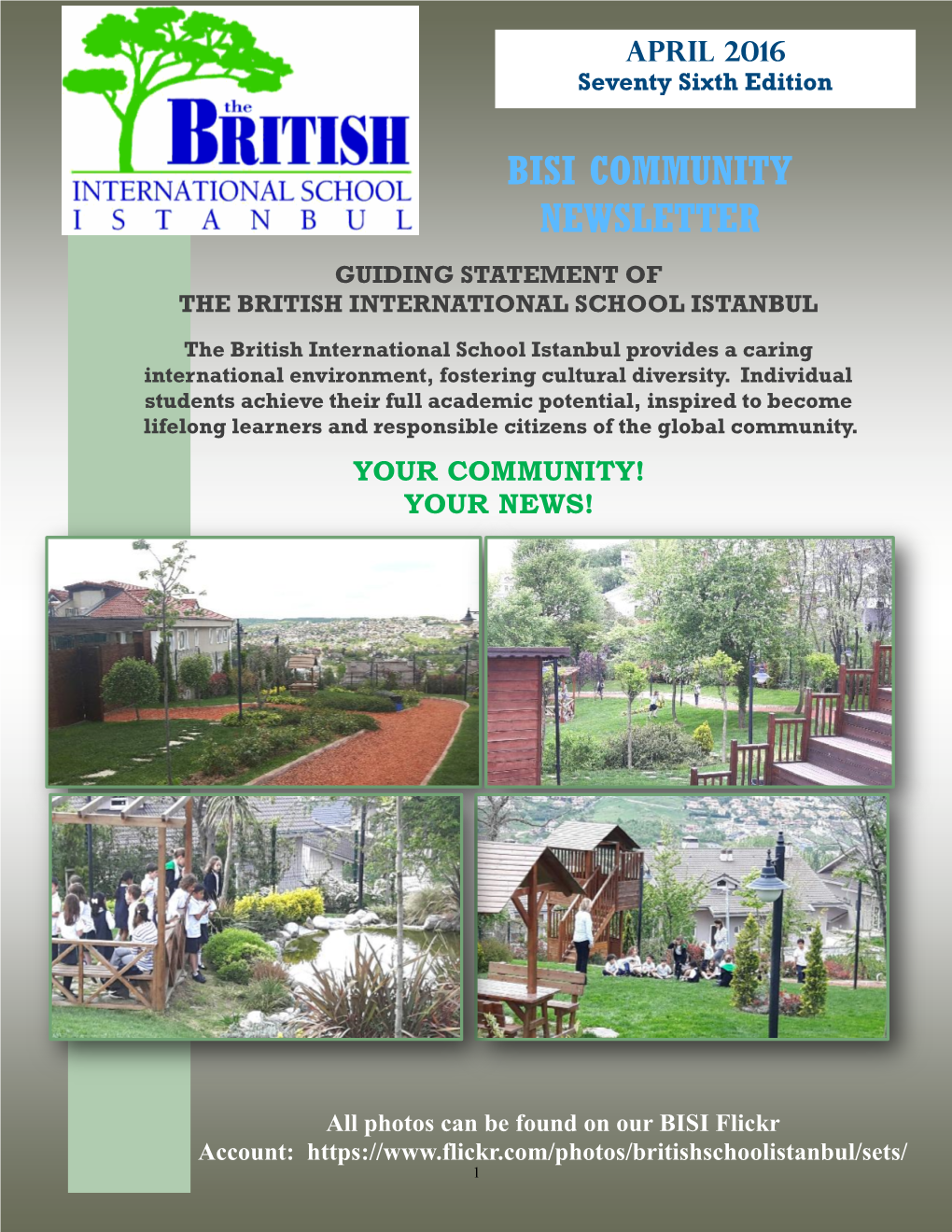 BISI Community Newsletter April 2016