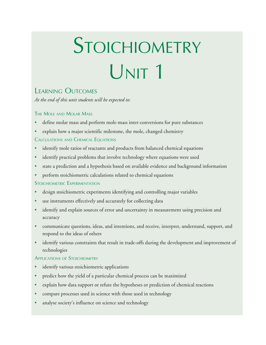 Chemistry 11