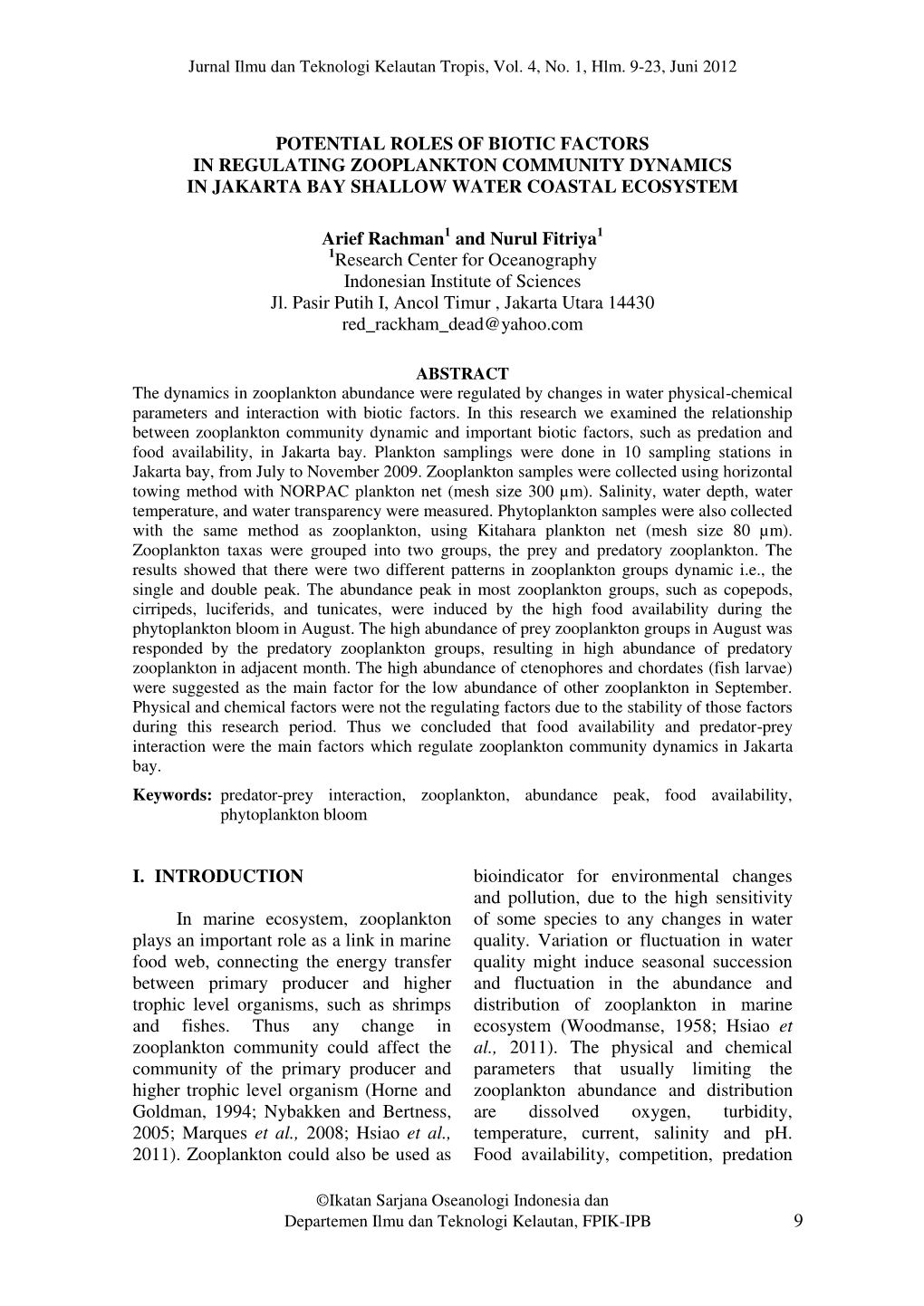 9 Potential Roles of Biotic Factors in Regulating