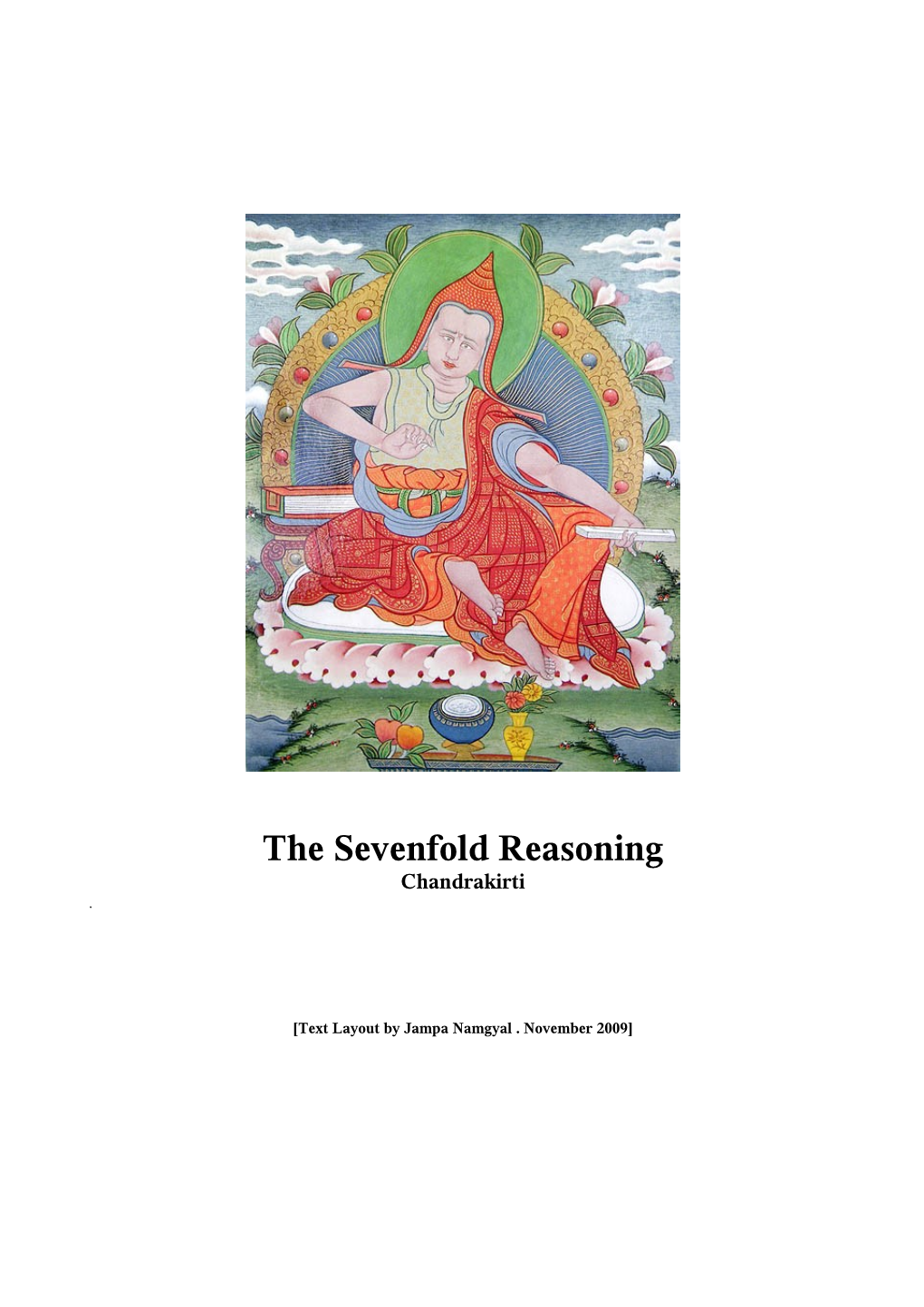 The Sevenfold Reasoning Chandrakirti