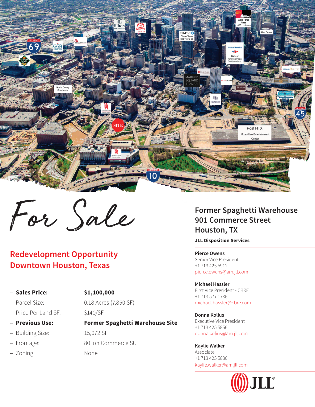 Redevelopment Opportunity Downtown Houston, Texas