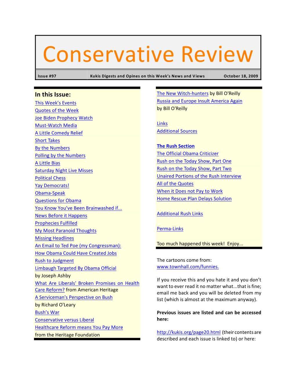 Conservative Review