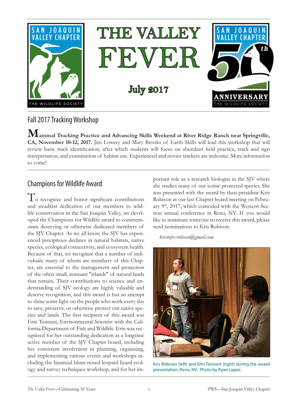 THE VALLEY FEVER July 2017
