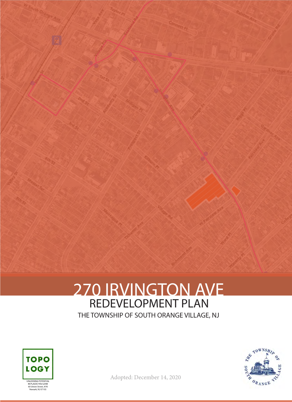 270 Irvington Ave Redevelopment Plan the Township of South Orange Village, Nj