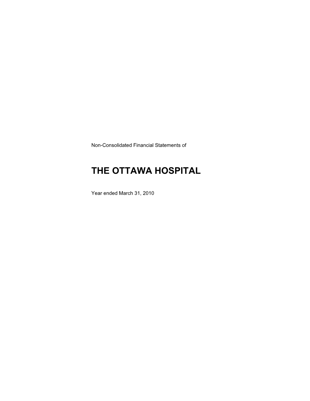 The Ottawa Hospital