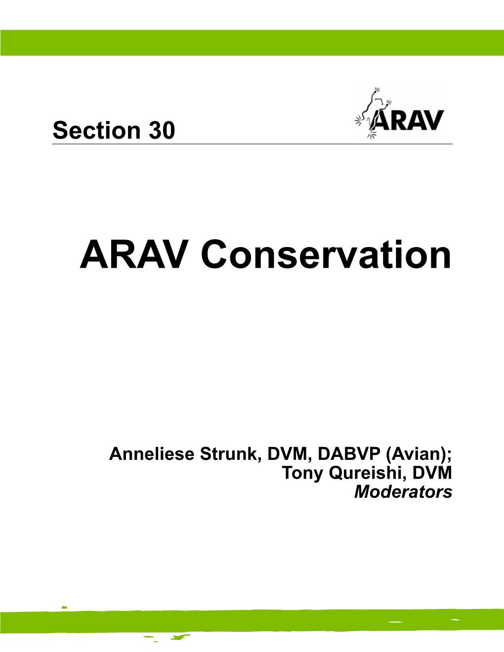 ARAV Conservation