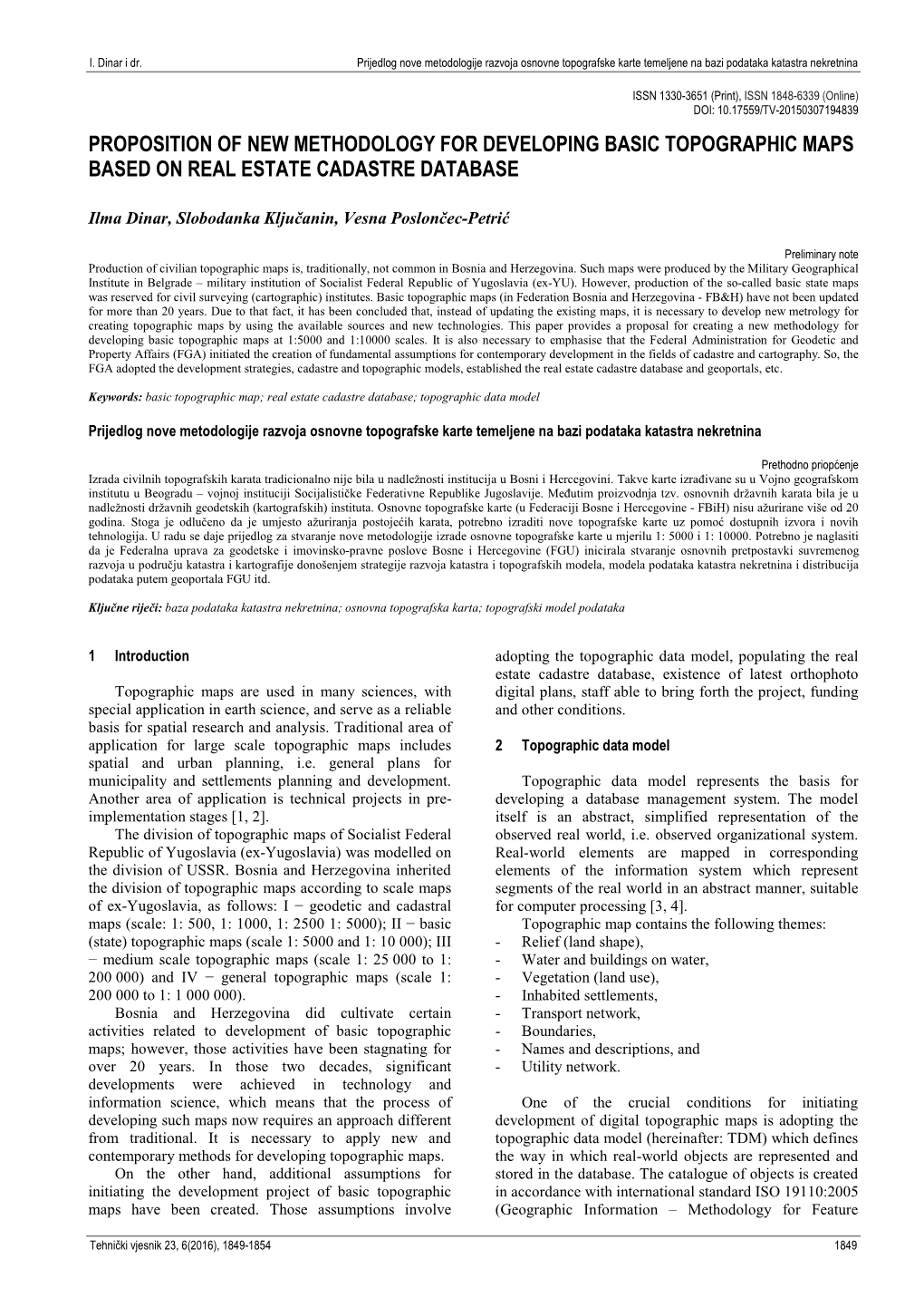 Proposition of New Methodology for Developing Basic Topographic Maps Based on Real Estate Cadastre Database