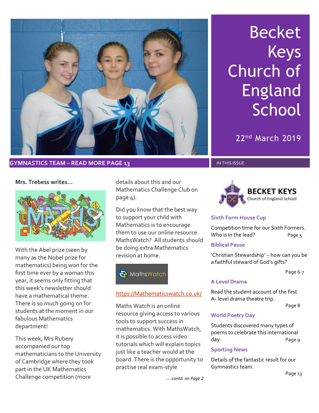 Becket Keys Church of England School