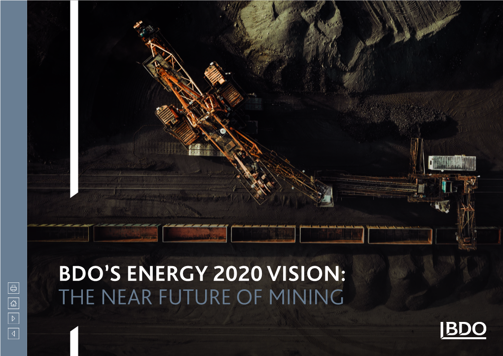 BDO Canada's Energy 2020 Vision for Mining