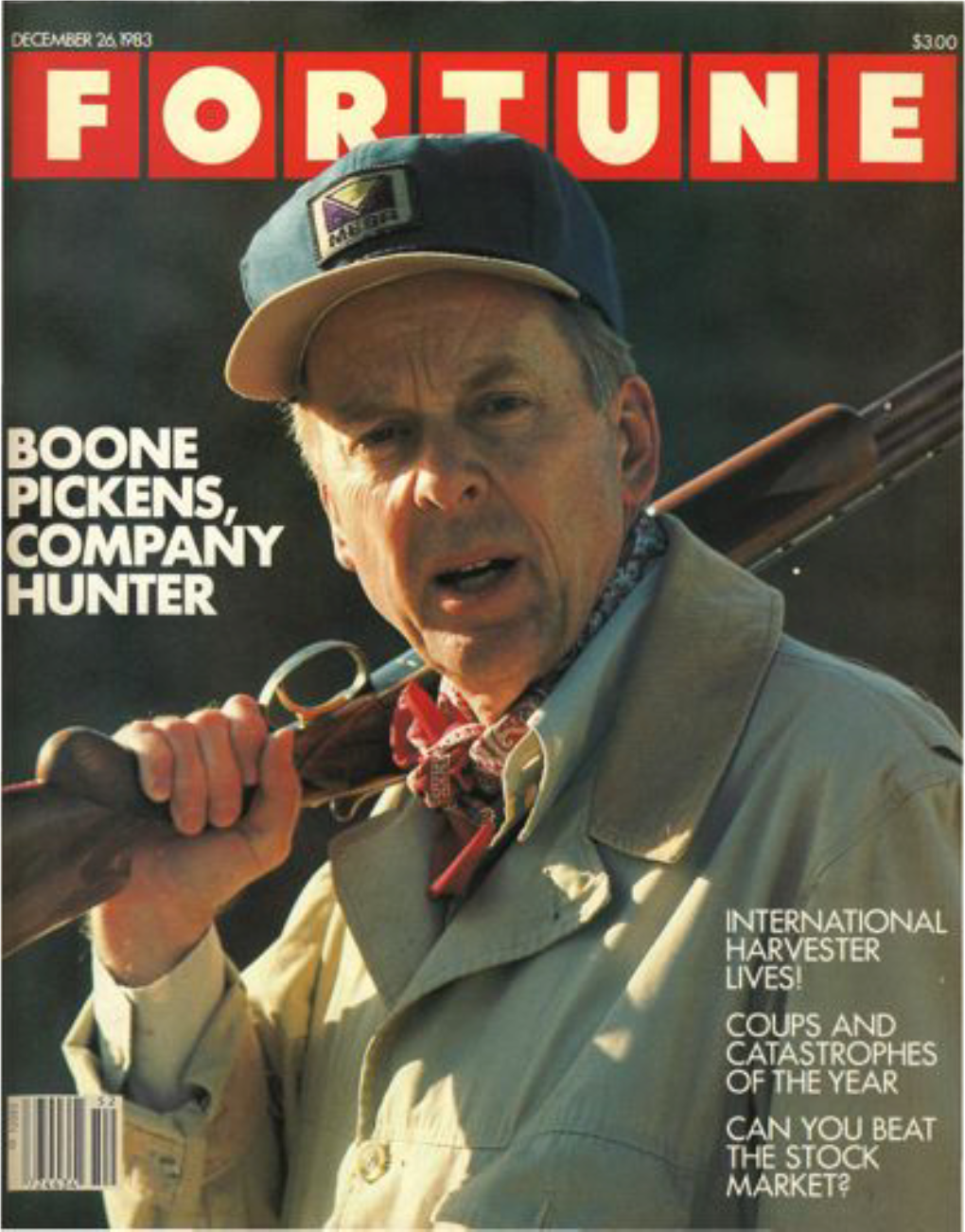 BOONE PICKENS, COMPANY HUNTER • 